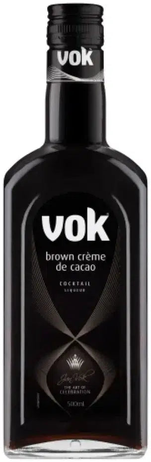 Vok Creme De Cacao Brown Liqueur 500ml-Spirits-Vok-Afterpay-Alcohol-Delivery-Barrel-and-Batch-