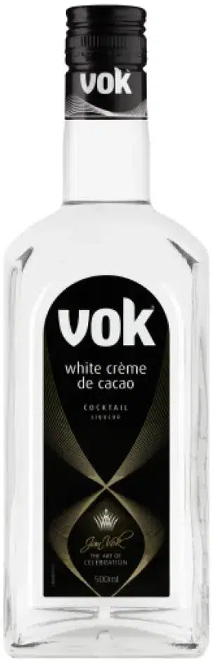 Vok Creme De Cacao White Liqueur 500ml-Spirits-Vok-Afterpay-Alcohol-Delivery-Barrel-and-Batch-
