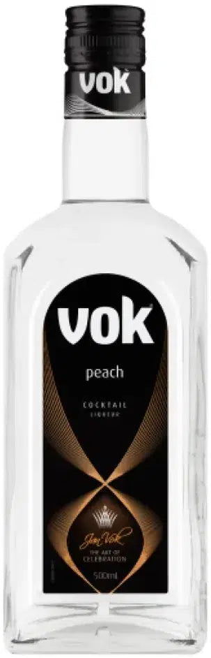 Vok Peach Liqueur 500ml-Spirits-Vok-Afterpay-Alcohol-Delivery-Barrel-and-Batch-