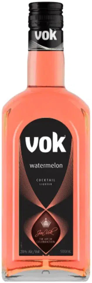 Vok Watermelon Liqueur 500ml-Spirits-Vok-Afterpay-Alcohol-Delivery-Barrel-and-Batch-