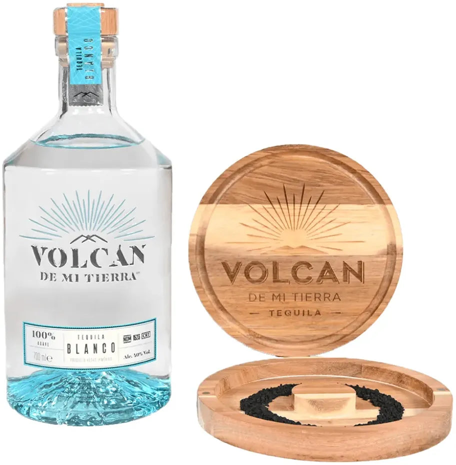 Volcan De Mi Tierra Blanco Tequila 700ml Black Salt & Rimmer Pack-Spirits-Volcan De Mi Tierra-Afterpay-Alcohol-Delivery-Barrel-and-Batch-