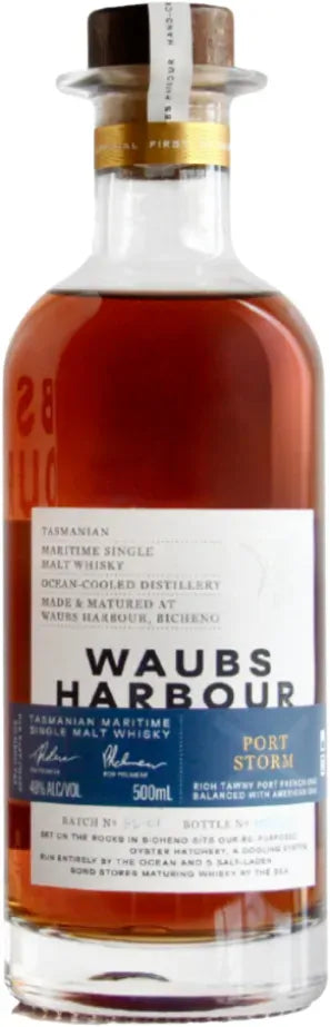 Waubs Harbour Port Storm 500ml-Spirits-Waubs Harbour-Afterpay-Alcohol-Delivery-Barrel-and-Batch-
