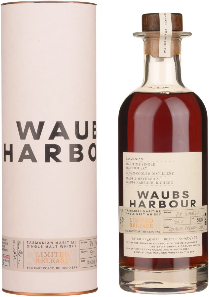Waubs Harbour PX Sherry Cask Limited Edition Single Malt Whisky 500ml
