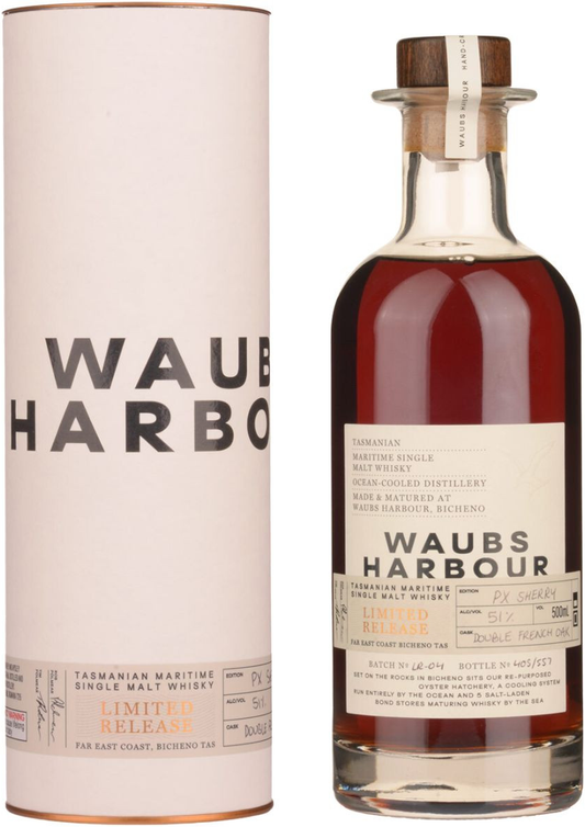 Waubs Harbour PX Sherry Cask Limited Edition Single Malt Whisky 500ml