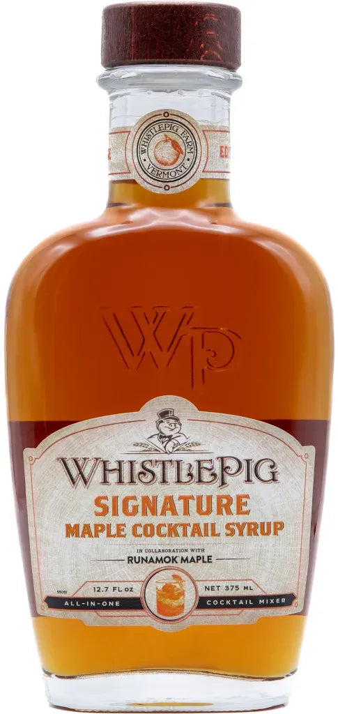 WhistlePig Whiskey Orange Maple Cocktail Syrup 375ml-Non-Alcoholic-WhistlePig-Afterpay-Alcohol-Delivery-Barrel-and-Batch-
