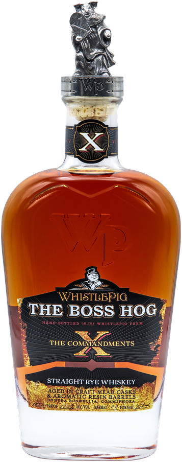 Whistle Pig Boss Hog The X Commandments Rye Whiskey 750ml