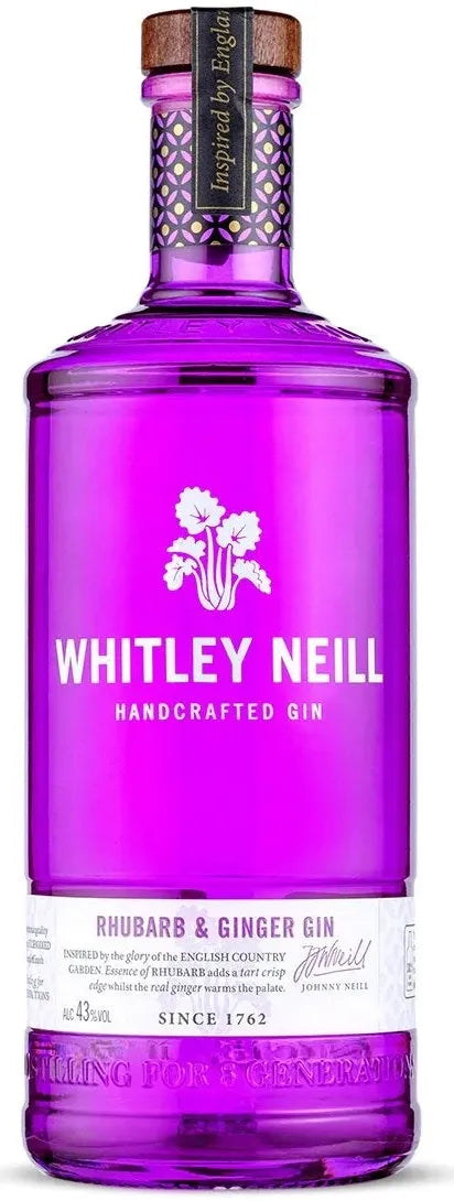 Whitley Neill Rhubarb & Ginger Gin 700ml | Barrel & Batch