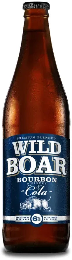 Wild Boar Bourbon & Cola 6% 650ml-Pre-Mixed Drinks-Wild Boar-Afterpay-Alcohol-Delivery-Barrel-and-Batch-