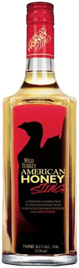 Wild Turkey American Honey Sting Bourbon Whiskey 750ml-Spirits-Wild Turkey-Afterpay-Alcohol-Delivery-Barrel-and-Batch-