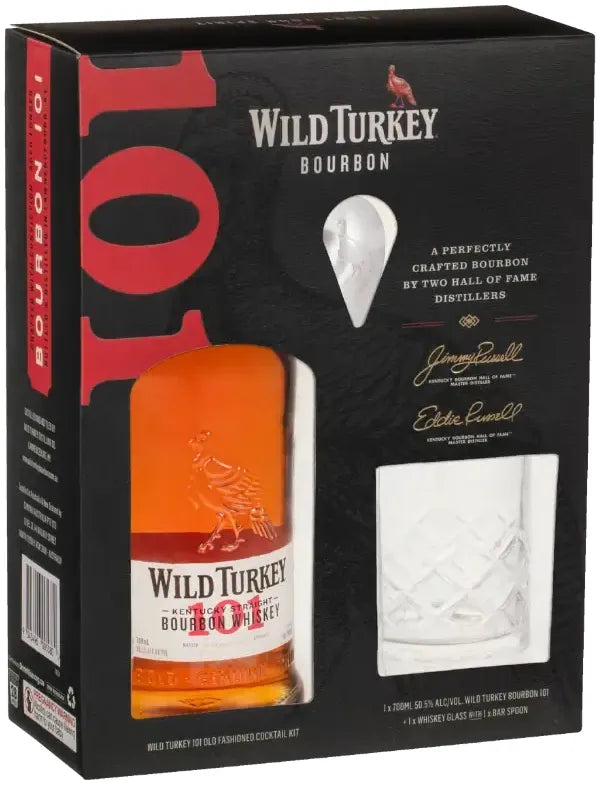 Wild Turkey 101 Bourbon Gift Box 700ml | Barrel & Batch