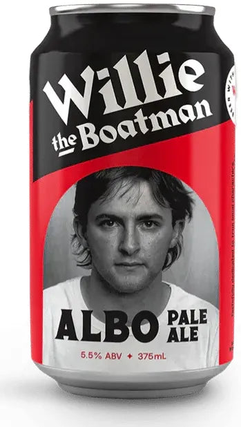 Willie the Boatman Albo Pale Ale 5.5% 16 Pack Cans 375ml | Barrel & Batch