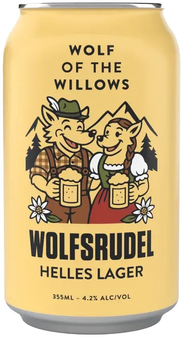 Wolf Of The Willows Wolfsrudel Helles Lager 4.2% 24 Pack Cans 355ml | Barrel & Batch