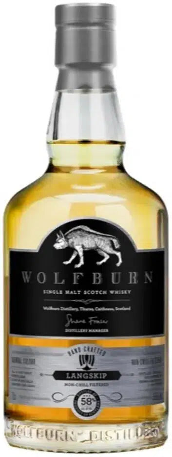 Wolfburn Langskip Single Malt Scotch Whisky 700ml-Spirits-Wolfburn-Afterpay-Alcohol-Delivery-Barrel-and-Batch-