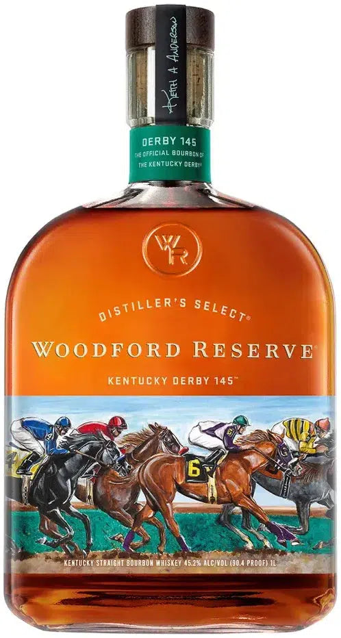 Woodford Reserve Kentucky Derby 145 Straight Bourbon Whiskey 1L-Spirits-Woodford Reserve-Afterpay-Alcohol-Delivery-Barrel-and-Batch-