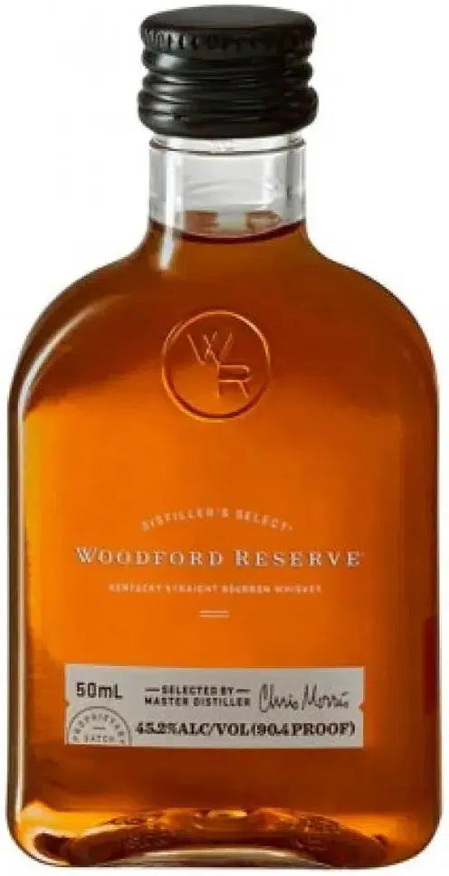Woodford Reserve Kentucky Straight Bourbon Whiskey Mini 50ml-Spirits-Woodford Reserve-Afterpay-Alcohol-Delivery-Barrel-and-Batch-