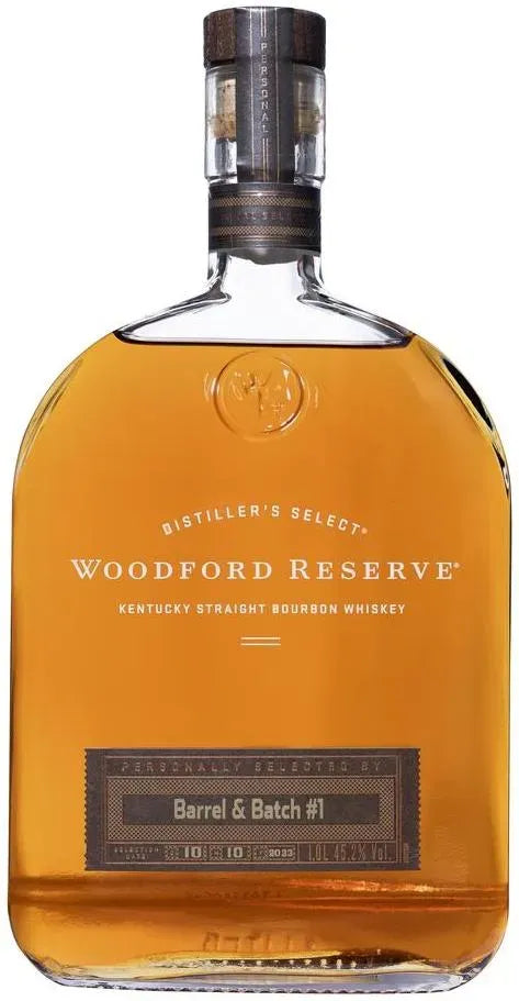 Woodford Reserve Personal Selection Barrel & Batch #1 Bourbon Whiskey 1L-Spirits-Woodford Reserve-Afterpay-Alcohol-Delivery-Barrel-and-Batch-