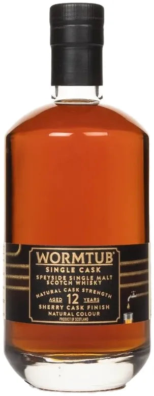 Wormtub 12 Year Old Single Cask (Batch 5) Single Malt Scotch Whisky 700ml-Spirits-Wormtub-Afterpay-Alcohol-Delivery-Barrel-and-Batch-