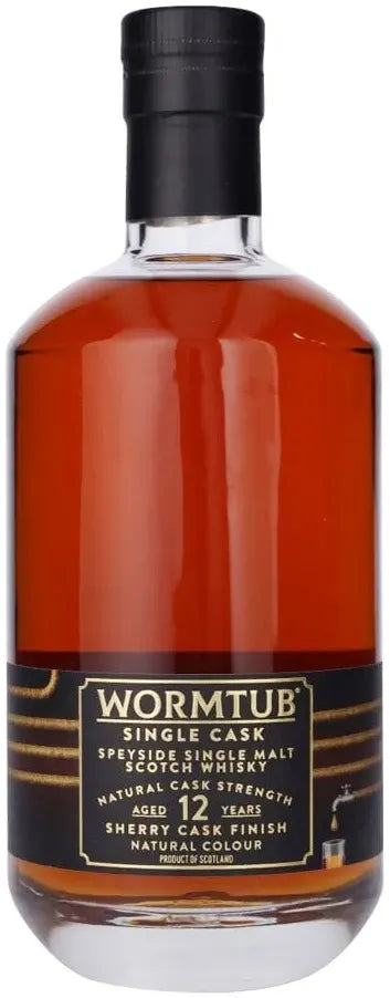 Wormtub 12 Year Old Single Cask Batch 6 Single Malt Scotch Whisky 700ml-Spirits-Wormtub-Afterpay-Alcohol-Delivery-Barrel-and-Batch-