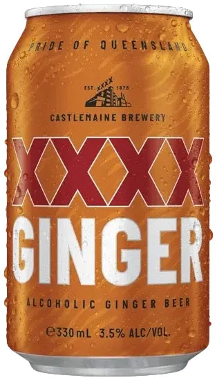 XXXX Ginger 24 Pack Cans 330ml | Barrel & Batch