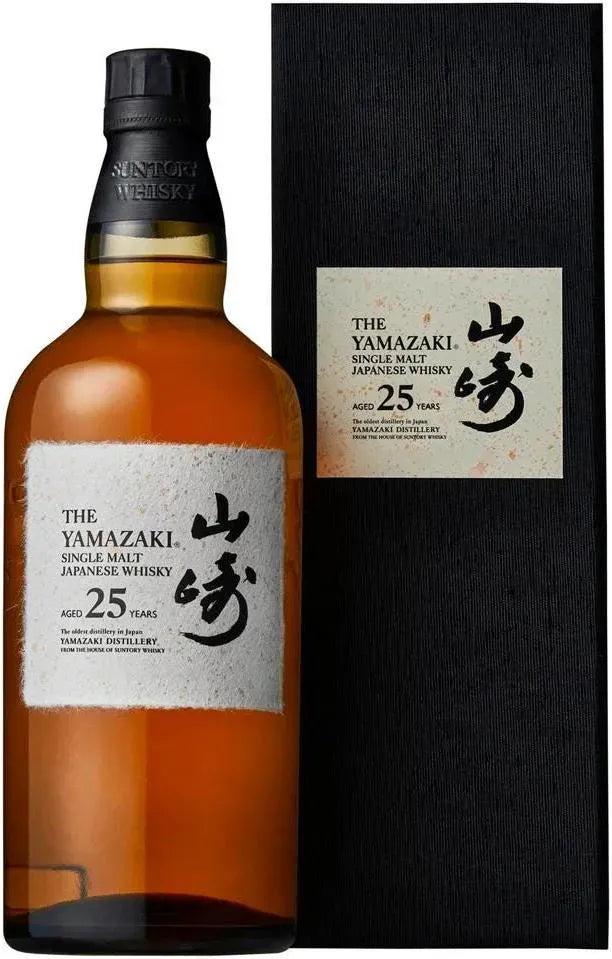 Yamazaki 25 Year Old Japanese Whisky 700ml-Spirits-Yamazaki-Afterpay-Alcohol-Delivery-Barrel-and-Batch-