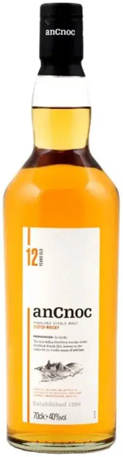 anCnoc 12 Year Old Single Malt Scotch Whisky 700ml-Spirits-anCnoc-Afterpay-Alcohol-Delivery-Barrel-and-Batch-
