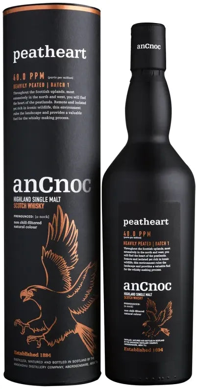 anCnoc Peatheart Single Malt Scotch Whisky 700ml-Spirits-anCnoc-Afterpay-Alcohol-Delivery-Barrel-and-Batch-