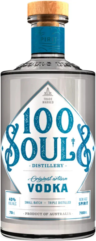 100 Souls Artisan Vodka 700ml-Spirits-100 Souls-[afterpay_alcohol_delivery]-[buy_spirits_online]-[buy_wine_online]-Barrel & Batch