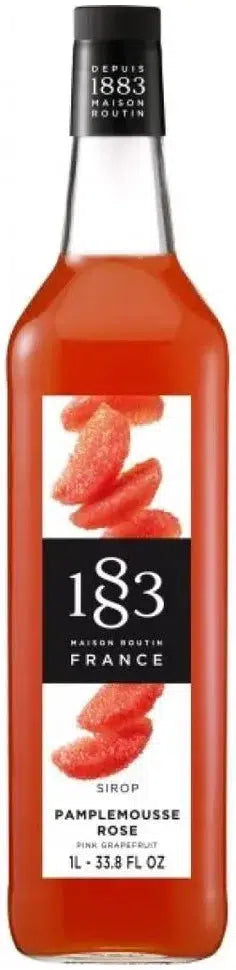 1883 Pink Grapefruit Syrup 1L-Non-Alcoholic-1883-[afterpay_alcohol_delivery]-[buy_spirits_online]-[buy_wine_online]-Barrel & Batch