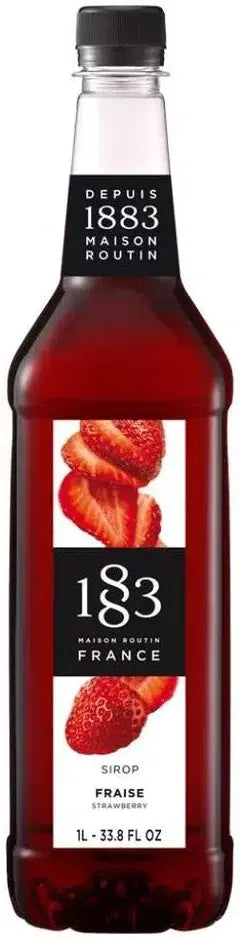 1883 Strawberry Syrup 1L-Non-Alcoholic-1883-[afterpay_alcohol_delivery]-[buy_spirits_online]-[buy_wine_online]-Barrel & Batch