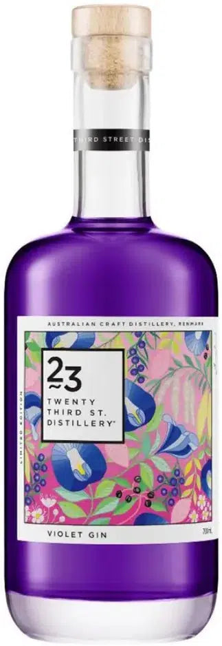 23rd Street Violet Gin 700ml-Spirits-23rd Street Distillery-[afterpay_alcohol_delivery]-[buy_spirits_online]-[buy_wine_online]-Barrel & Batch