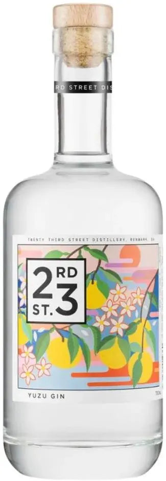 23rd Street Yuzu Gin 700ml-Spirits-23rd Street Distillery-[afterpay_alcohol_delivery]-[buy_spirits_online]-[buy_wine_online]-Barrel & Batch