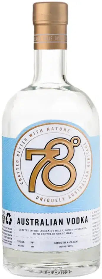 78 Degrees Vodka 700ml-Spirits-78 Degrees-[afterpay_alcohol_delivery]-[buy_spirits_online]-[buy_wine_online]-Barrel & Batch