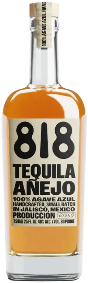 818 Tequila Anejo 750ml-Spirits-818-[afterpay_alcohol_delivery]-[buy_spirits_online]-[buy_wine_online]-Barrel & Batch