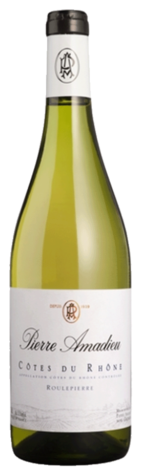 buy Pierre Amadieu Cotes-du-Rhone Roulepierre Blanc 750ml online - Pierre Amadieu Wine - online liquor store - afterpay alcohol delivery - premium spirits & wine - barrel and batch