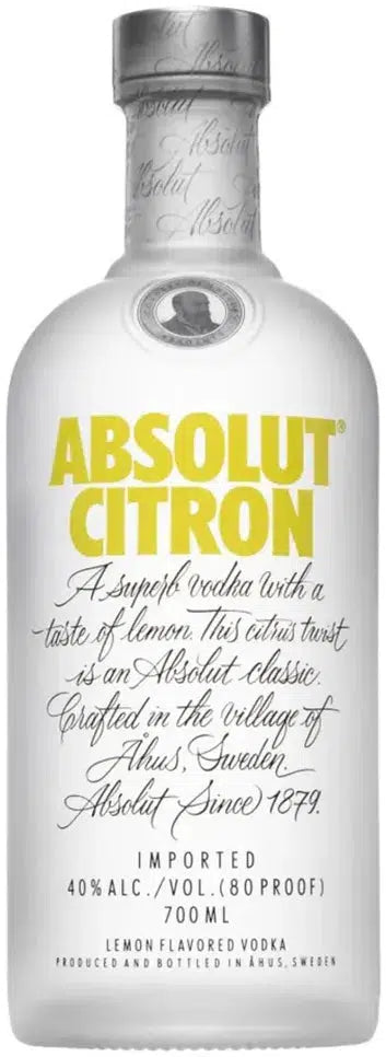 Absolut Citron Vodka 700ml-Spirits-Absolut-[afterpay_alcohol_delivery]-[buy_spirits_online]-[buy_wine_online]-Barrel & Batch