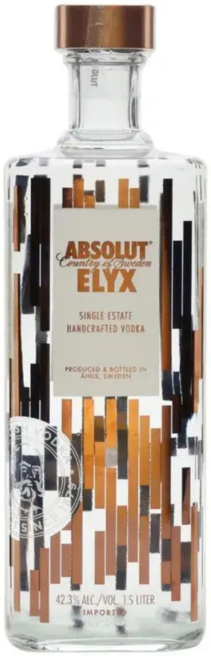 Absolut Elyx Vodka 1L-Spirits-Absolut-[afterpay_alcohol_delivery]-[buy_spirits_online]-[buy_wine_online]-Barrel & Batch