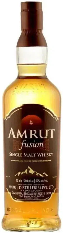 Amrut Fusion Single Malt Indian Whisky 700ml-Spirits-Amrut-[afterpay_alcohol_delivery]-[buy_spirits_online]-[buy_wine_online]-Barrel & Batch