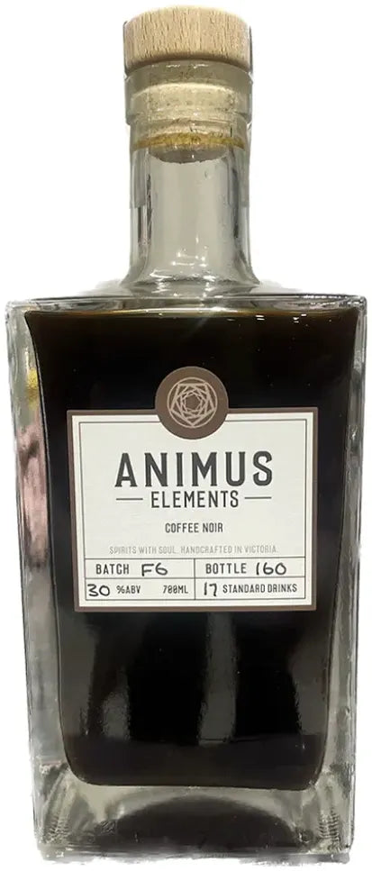 Animus Elements Coffee Noir Liqueur 700ml-Spirits-Animus-[afterpay_alcohol_delivery]-[buy_spirits_online]-[buy_wine_online]-Barrel & Batch