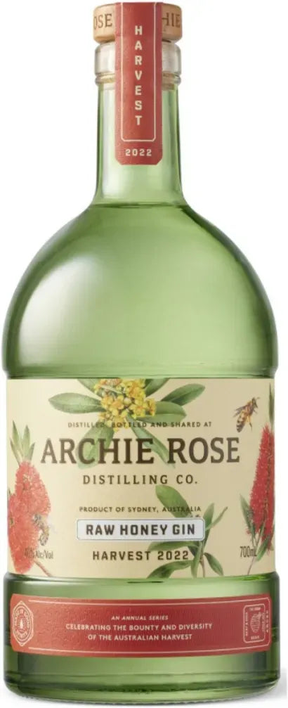 Archie Rose Harvest 2022 Raw Honey Gin 700ml-Spirits-Archie Rose Distilling Co.-[afterpay_alcohol_delivery]-[buy_spirits_online]-[buy_wine_online]-Barrel & Batch