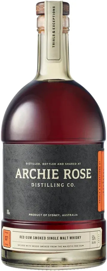 Archie Rose Red Gum Smoked Single Malt Whisky 700ml-Spirits-Archie Rose Distilling Co.-[afterpay_alcohol_delivery]-[buy_spirits_online]-[buy_wine_online]-Barrel & Batch