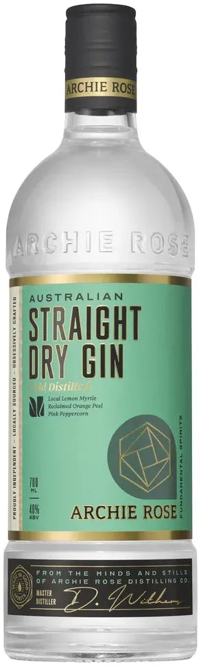 Archie Rose Straight Dry Gin 700ml-Spirits-Archie Rose Distilling Co.-[afterpay_alcohol_delivery]-[buy_spirits_online]-[buy_wine_online]-Barrel & Batch