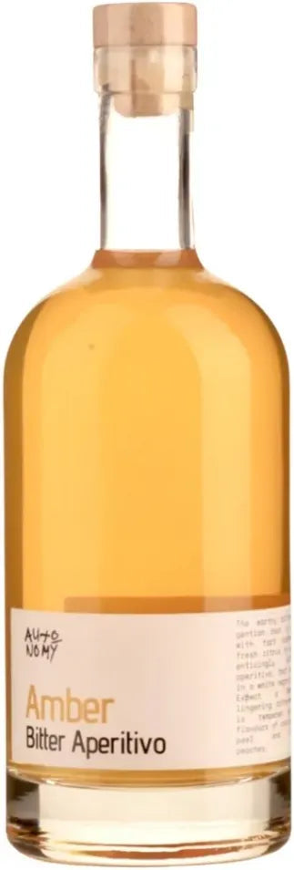 Autonomy Amber Bitter Aperitivo 700ml-Spirits-Autonomy-[afterpay_alcohol_delivery]-[buy_spirits_online]-[buy_wine_online]-Barrel & Batch