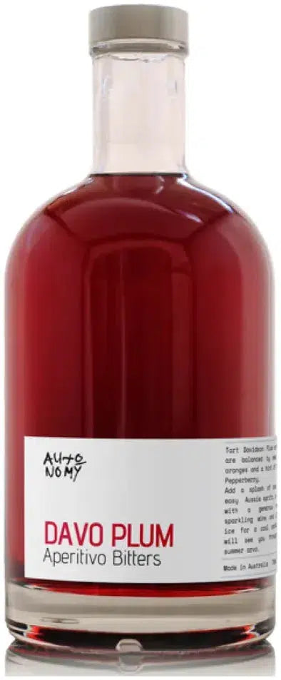 Autonomy Davo Plum Aperitivo Bitters 700ml-Spirits-Autonomy-[afterpay_alcohol_delivery]-[buy_spirits_online]-[buy_wine_online]-Barrel & Batch