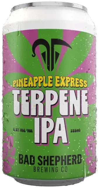 Bad Shepherd Brewing Co Pineapple Express Terpene IPA 355ml  Barrel & Batch - Barrel & Batch