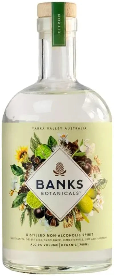 Banks Botanicals Citron Distilled Non Alcoholic Spirit 700ml-Non-Alcoholic-Banks Botanicals-[afterpay_alcohol_delivery]-[buy_spirits_online]-[buy_wine_online]-Barrel & Batch