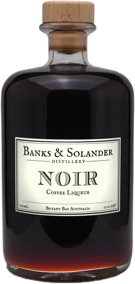 Banks & Solander Noir Coffee Liqueur 700ml-Spirits-Banks & Solander-[afterpay_alcohol_delivery]-[buy_spirits_online]-[buy_wine_online]-Barrel & Batch