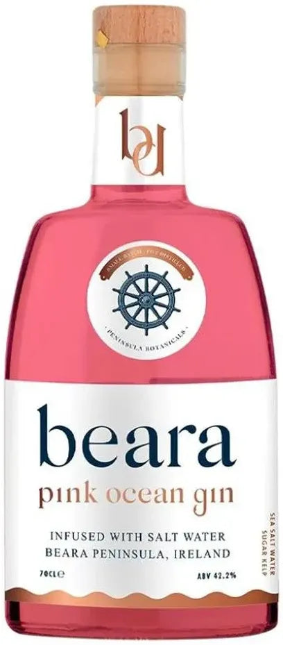 Beara Pink Ocean Gin 700ml-Spirits-Beara-[afterpay_alcohol_delivery]-[buy_spirits_online]-[buy_wine_online]-Barrel & Batch