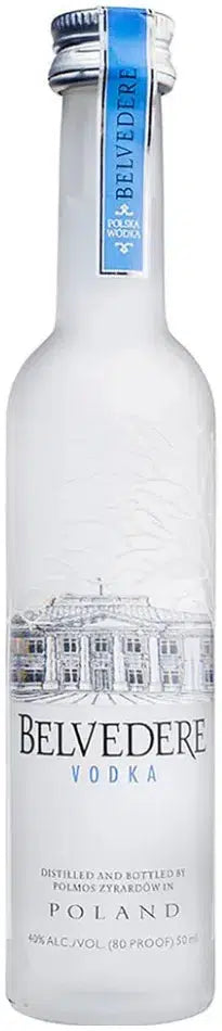 Belvedere Pure Vodka Mini 50ml-Spirits-Belvedere-[afterpay_alcohol_delivery]-[buy_spirits_online]-[buy_wine_online]-Barrel & Batch