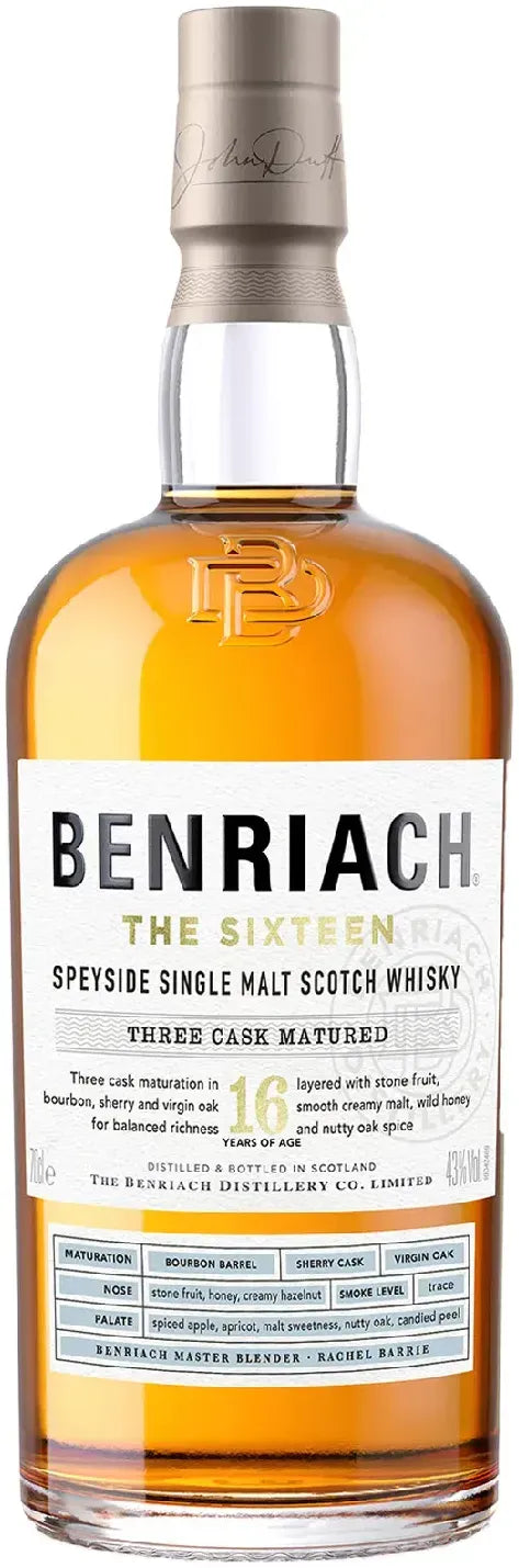 Benriach 16 Year Old Single Malt Scotch Whisky 700ml-Spirits-Benriach-[afterpay_alcohol_delivery]-[buy_spirits_online]-[buy_wine_online]-Barrel & Batch