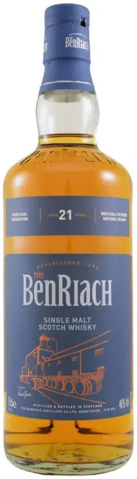 Benriach 21 Year Old Single Malt Scotch Whisky 700ml-Spirits-Benriach-[afterpay_alcohol_delivery]-[buy_spirits_online]-[buy_wine_online]-Barrel & Batch